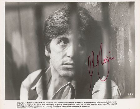 Lot #937 Al Pacino and Robert DeNiro Signed Photographs - Image 1