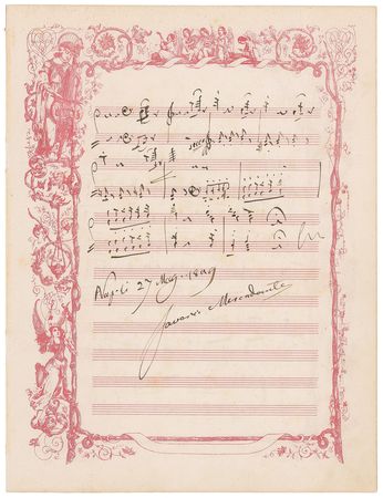 Lot #729 Saverio Mercadante: Remarkable compilation of mid-19th-century composers—Mercadante, Thalberg, and Pisani - Image 2