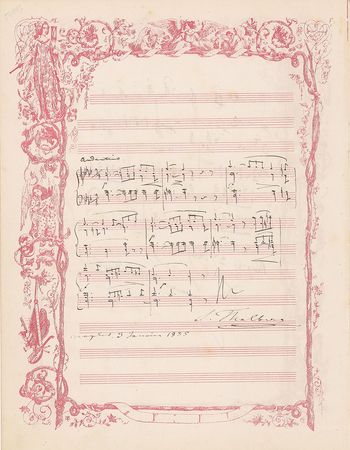 Lot #729 Saverio Mercadante: Remarkable compilation of mid-19th-century composers—Mercadante, Thalberg, and Pisani - Image 4