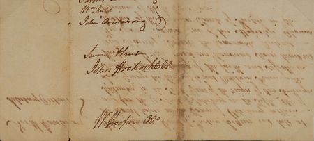 Lot #152 Declaration of Independence: William Hooper: The scarce North Carolinian signer - Image 1