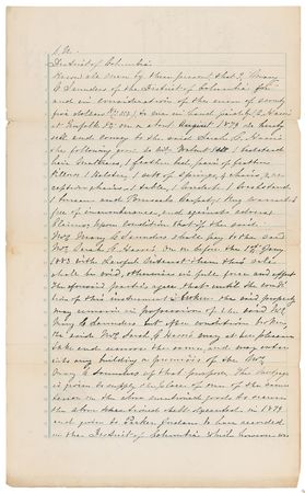 Lot #153 Frederick Douglass Signed Document - Image 1
