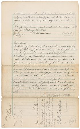 Lot #153 Frederick Douglass Signed Document - Image 2