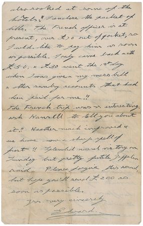 Lot #275 King Edward VIII: ?Splendid naval victory on Sunday but pretty futile Zeppelin raid? - Image 2