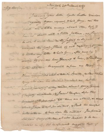 Lot #150 Declaration of Independence: Elbridge Gerry Handwritten Letter Signed - Image 1