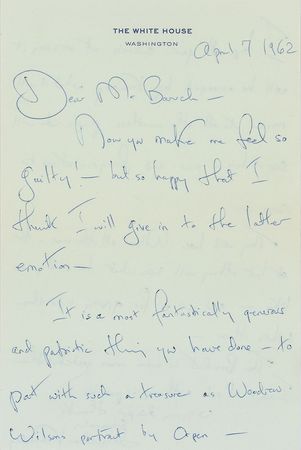 Lot #71 Jacqueline Kennedy Handwritten Letter Signed - Image 1