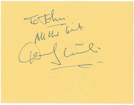 Lot #817 Eric Clapton and Denny Laine Signatures - Image 2