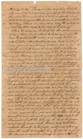Lot #125 Alamo: Byrd Lockhart: Rare 1836 document from the Alamo ‘survivor’ - Image 2