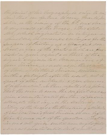 Lot #310 P. G. T. Beauregard: ?This is the first time that I have heard you blamed or rendered responsible for the unfortunate delay which occurred in the march of the troops to the battlefield of Shiloh? - Image 3