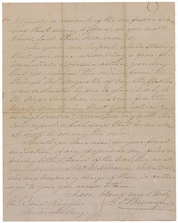 Lot #310 P. G. T. Beauregard: ?This is the first time that I have heard you blamed or rendered responsible for the unfortunate delay which occurred in the march of the troops to the battlefield of Shiloh? - Image 4