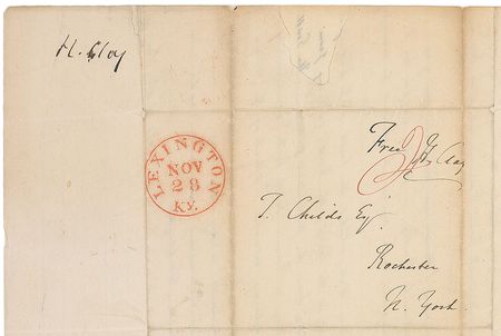 Lot #146 Henry Clay: “The Abolitionists, I observe are increasing in your quarter. Will they adhere to Birney, or finally go for Mr. V. Buren” - Image 2