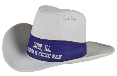 Lot #76 Ronald Reagan Cowboy Hat - Image 1