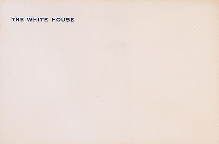 Lot #73 Lyndon B. Johnson: Excessively rare LBJ White House card - Image 2