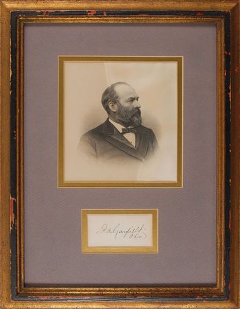 Lot #80 James A. Garfield Signature - Image 1