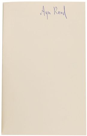 Lot #658 Ayn Rand Book - Image 1