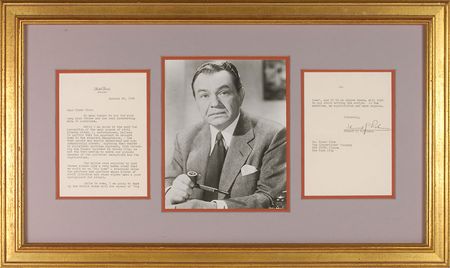 Lot #878 Edward G. Robinson Typed Letter Signed - Image 1