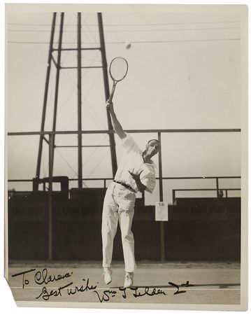 Lot #969 Bill Tilden Signed Photograph - Image 1
