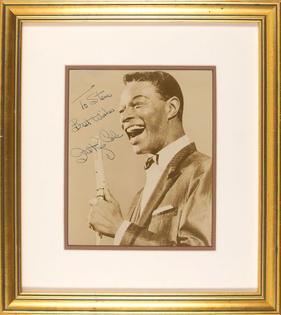 Lot #818 Nat King Cole Signed Photograph - Image 1