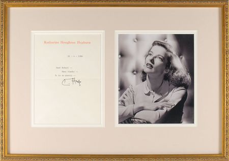 Lot #932 Katharine Hepburn - Image 1
