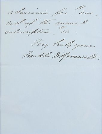 Lot #52 Franklin D. Roosevelt Handwritten Letter Signed - Image 3