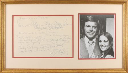 Lot #886 Natalie Wood and Robert Wagner Guest Book Page - Image 2