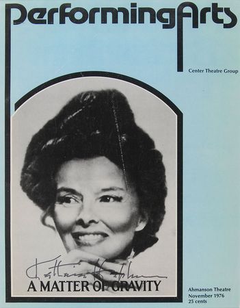 Lot #917 Katharine Hepburn Program - Image 1