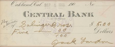 Lot #696 Jack London - Image 1