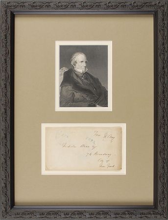 Lot #257 Henry Clay Free Frank - Image 1