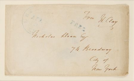 Lot #257 Henry Clay Free Frank - Image 2