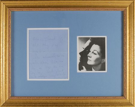 Lot #926 Vivien Leigh Handwritten Letter Signed - Image 1