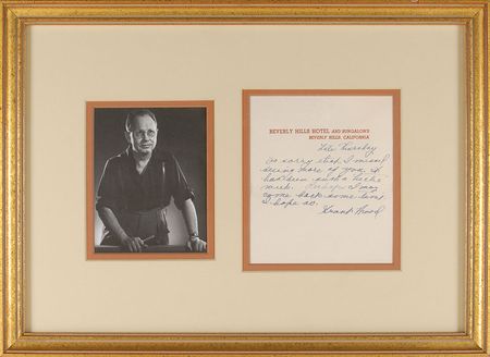 Lot #458 Grant Wood Handwritten Letter Signed - Image 2