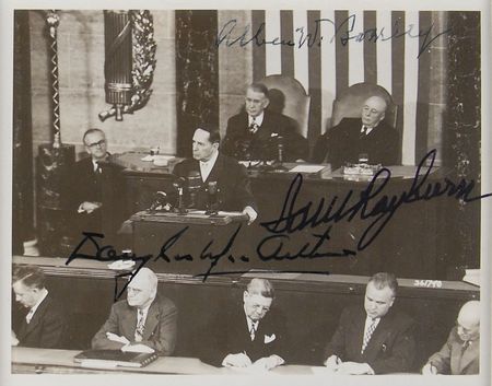 Lot #328 Douglas MacArthur Signed Photograph - Image 1