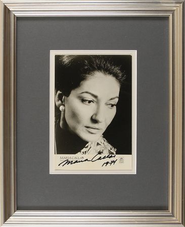 Lot #712 Maria Callas Signed Photograph - Image 2