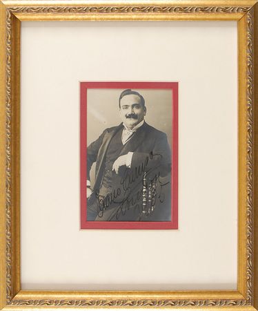 Lot #715 Enrico Caruso Signed Photograph - Image 2