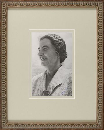 Lot #282 Golda Meir Signed Photograph - Image 1