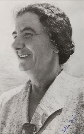 Lot #282 Golda Meir Signed Photograph - Image 2