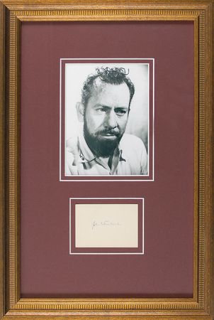 Lot #702 John Steinbeck Signature - Image 1
