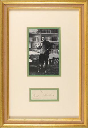 Lot #694 Rudyard Kipling Signature - Image 1