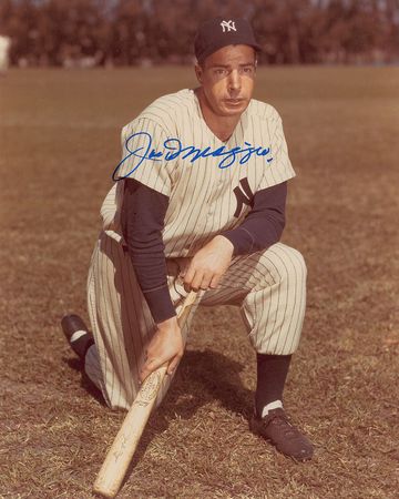 Lot #970 Ted Williams and Joe DiMaggio Signed Photographs - Image 2