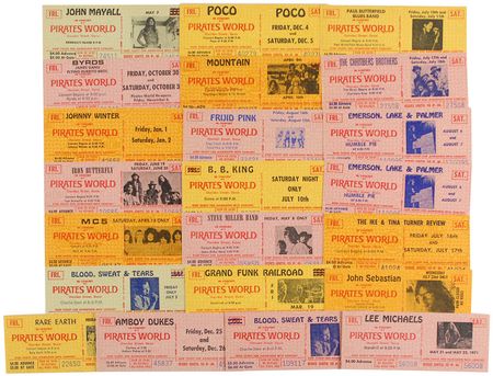 Lot #774 Pirates World Collection of (22) Tickets - Image 1
