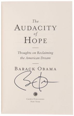 Lot #121 Barack Obama Book - Image 1