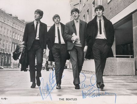 Lot #760 Beatles: McCartney and Starr: Classic mid-1963 Dezo Hoffman image - Image 1