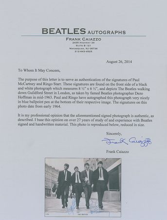 Lot #760 Beatles: McCartney and Starr: Classic mid-1963 Dezo Hoffman image - Image 2