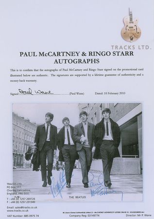 Lot #760 Beatles: McCartney and Starr: Classic mid-1963 Dezo Hoffman image - Image 3