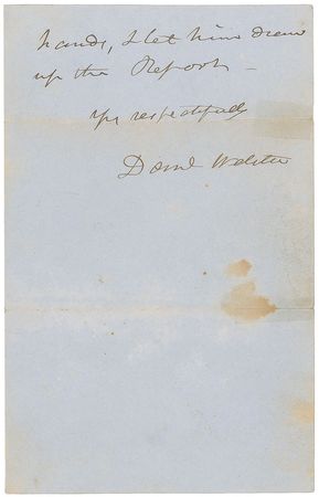 Lot #302 Daniel Webster Handwritten Letter Signed - Image 3