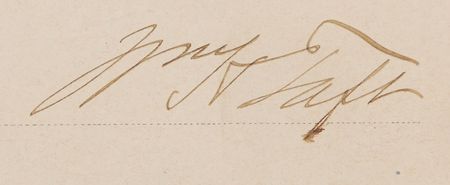 Lot #86 William H. Taft Signed Document - Image 2