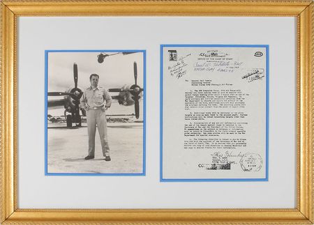 Lot #344 Enola Gay: Paul Tibbets Souvenir Typescript - Image 1