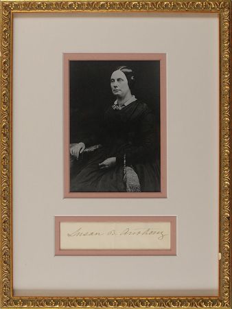 Lot #246 Susan B. Anthony Signature - Image 1