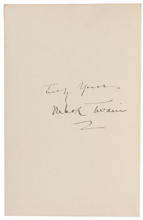 Lot #634 Samuel L. Clemens Book - Image 1