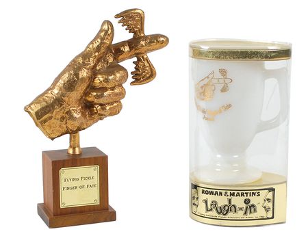 Lot #863 Laugh-In Flying Fickle Finger Of Fate Award - Image 1