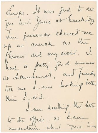 Lot #236 Supreme Court: Benjamin Cardozo Letters - Image 3